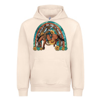 Sandshell bucking bronco rodeo rainbow Urban Hoodie - Artiststas