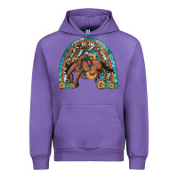 Tulip bucking bronco rodeo rainbow Urban Hoodie - Artiststas