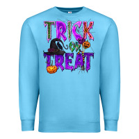 Ocean Blue Trick or Treat Premium Sweatshirt - texasbilliewilder