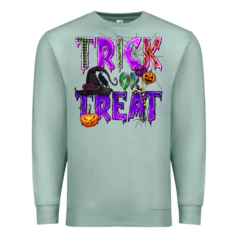 Trick Or Treat Premium Sweatshirt by texasbilliewilder | Teevron
