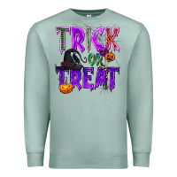 Seafoam Trick or Treat Premium Sweatshirt - texasbilliewilder