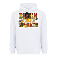 White black social worker Heavyweight Hoodie - texasbilliewilder