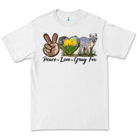 White Peace Love Gray Fox Premium Tee - LillyAllenDesigns