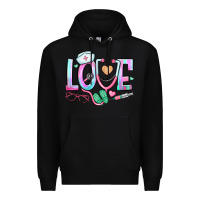 Black love nurse Premium Hoodie - BundleAndBundleShop