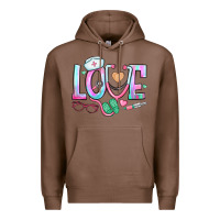 Chestnut love nurse Premium Hoodie - BundleAndBundleShop