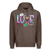 Coffee love nurse Premium Hoodie - BundleAndBundleShop
