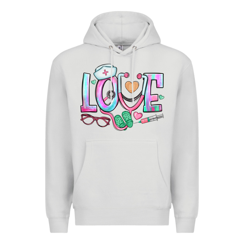 Love Nurse Premium Hoodie by BundleAndBundleShop | Teevron