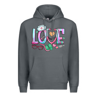 Rock love nurse Premium Hoodie - BundleAndBundleShop