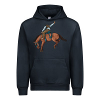 Bucking Bronco Cowboy Rodeo Urban Hoodie | Teevron