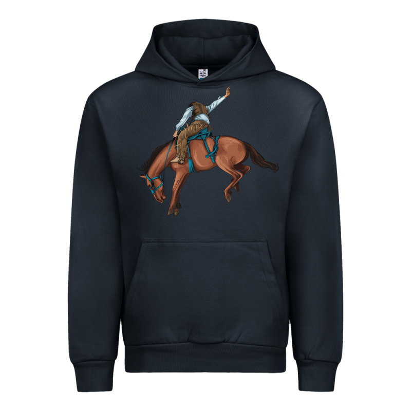Bucking Bronco Cowboy Rodeo Urban Hoodie by Artiststas | Teevron