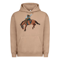 Pigment Burro bucking bronco cowboy rodeo Urban Hoodie - Artiststas