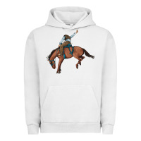 Pigment Lunar Rock bucking bronco cowboy rodeo Urban Hoodie - Artiststas