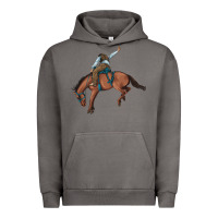 Pigment Tornado bucking bronco cowboy rodeo Urban Hoodie - Artiststas