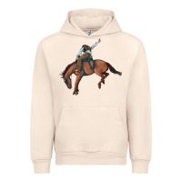 Sandshell bucking bronco cowboy rodeo Urban Hoodie - Artiststas