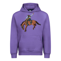 Tulip bucking bronco cowboy rodeo Urban Hoodie - Artiststas