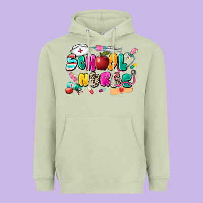 School Nurse Heavyweight Hoodie Designed By Zillion Design Studio
