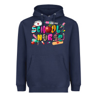 Navy school nurse Heavyweight Hoodie - Zillion Design Studio