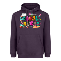 Plum school nurse Heavyweight Hoodie - Zillion Design Studio
