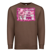 Chestnut in october we wear pink pig Premium Sweatshirt - RanaPortraitStore