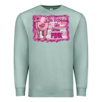 Seafoam in october we wear pink pig Premium Sweatshirt - RanaPortraitStore