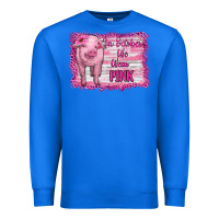 True Royal in october we wear pink pig Premium Sweatshirt - RanaPortraitStore