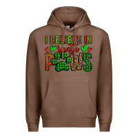 Chestnut i believe in santa paws christmas Premium Hoodie - Jasminsmagicworld