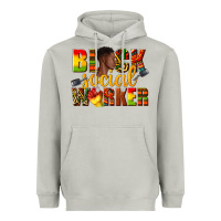 Moon Dust black social worker Heavyweight Hoodie - texasbilliewilder