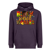 Plum black social worker Heavyweight Hoodie - texasbilliewilder