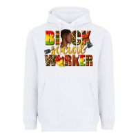 White black social worker Heavyweight Hoodie - texasbilliewilder