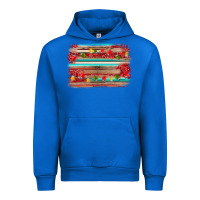 Cobalt christmas background Urban Hoodie - AdoDesignShop