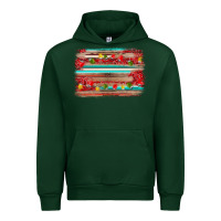 Foreset Green christmas background Urban Hoodie - AdoDesignShop