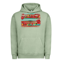 Pigment Oil Green christmas background Urban Hoodie - AdoDesignShop