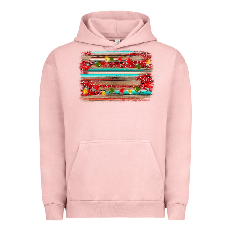 Christmas Background Urban Hoodie by AdoDesignShop | Teevron