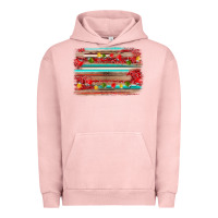 Pigment Salmon christmas background Urban Hoodie - AdoDesignShop