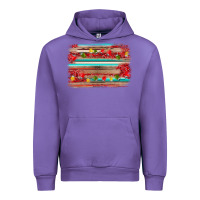 Tulip christmas background Urban Hoodie - AdoDesignShop