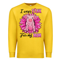 Lemon i wear pink for my mom pig Premium Sweatshirt - RanaPortraitStore