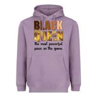 Lavender black queen the most powerful piece in the game Heavyweight Hoodie - texasbilliewilder