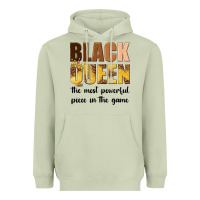 Matcha black queen the most powerful piece in the game Heavyweight Hoodie - texasbilliewilder