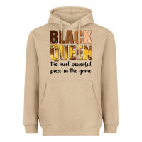 Mushroom black queen the most powerful piece in the game Heavyweight Hoodie - texasbilliewilder