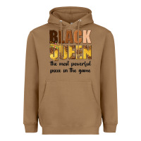 Toasted Coconut black queen the most powerful piece in the game Heavyweight Hoodie - texasbilliewilder