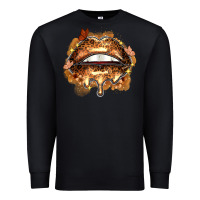 Black melanin lips Premium Sweatshirt - Zillion Design Studio