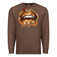 Chestnut melanin lips Premium Sweatshirt - Zillion Design Studio