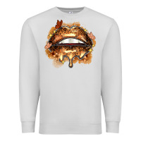 Dove Grey melanin lips Premium Sweatshirt - Zillion Design Studio