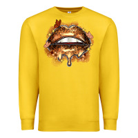 Lemon melanin lips Premium Sweatshirt - Zillion Design Studio