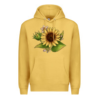 Antique Gold sunflower Premium Hoodie - JahusDesignShop