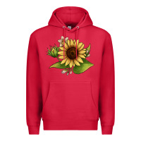 Cardinal sunflower Premium Hoodie - JahusDesignShop