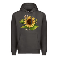 Smoke sunflower Premium Hoodie - JahusDesignShop