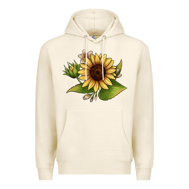 Sunflower Premium Hoodie by JahusDesignShop | Teevron