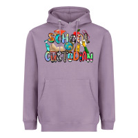 Lavender school custodian Heavyweight Hoodie - Zillion Design Studio