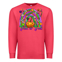 Cardinal Trick or Treat Halloween Rainbow Premium Sweatshirt - texasbilliewilder